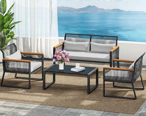 Transforming Our Outdoor Space with YITAHOME Patio Set