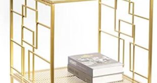 Elevate Our Space: A Review of the Modern Glass Gold Table