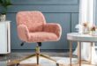 Elevate Our Workspace: A Review of ChicFurnit Pink & Golden Desk Chair