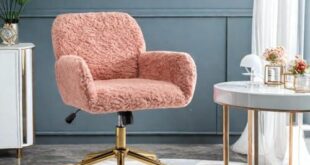 Elevate Our Workspace: A Review of ChicFurnit Pink & Golden Desk Chair