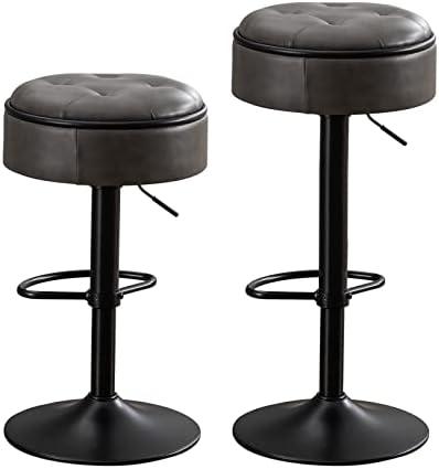 Elevating Our Space: Reviewing the Round Storage Bar Stools