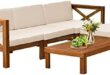 Transform Our Patio: A Review of the Acacia Wood Sofa Set