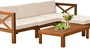 Transform Our Patio: A Review of the Acacia Wood Sofa Set