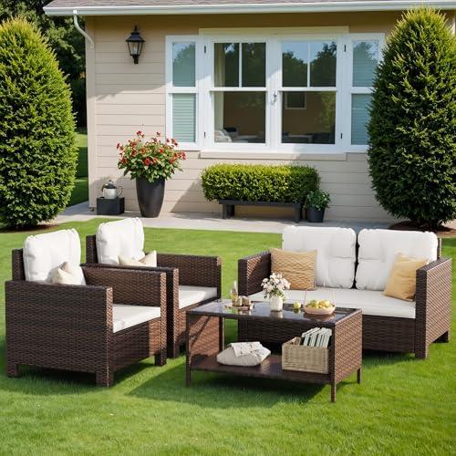 Transform Our Outdoor Spaces with Homall’s Stylish Wicker Set