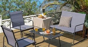 Transforming Our Outdoor Space: The Tangkula Patio Set Review