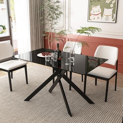 Elevate Our Space: Reviewing the Stylish 51.18″ Glass Dining Table