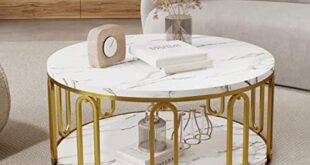 Transform Our Living Space: Review of the Round Marble Coffee Table