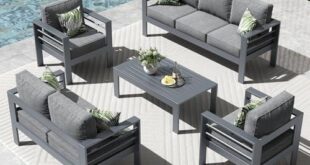 Transforming Our Outdoor Space with the Modern Aluminum Set