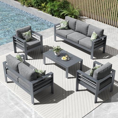 Transforming Our Outdoor Space with the Modern Aluminum Set