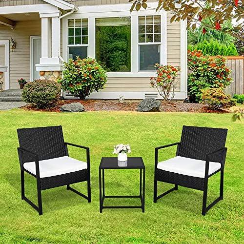 Transform Our Outdoor Space with AOCOROE Rattan Set!