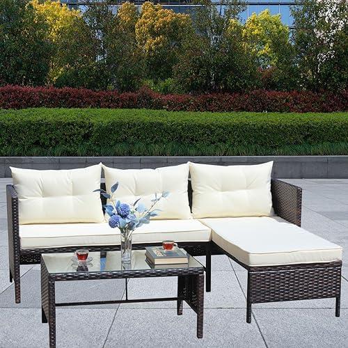 Transforming Our Outdoor Space: A Review of the 3-Piece Sofa Set