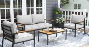 Elevating Our Outdoors: A Review of UDPATIO Patio Set