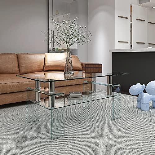 Transforming Spaces: Our Review of the HomVent Glass Coffee Table