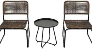 Transforming Our Outdoor Space: A Review of the 3-Piece Wicker Set