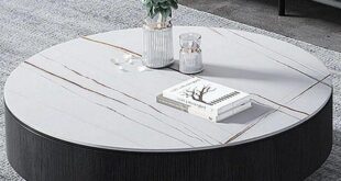 Unveiling Elegance: Our Review of the White-Gold Coffee Table