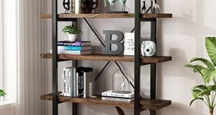 Elevating Our Space: A Review of the 5-Tier Rustic Bookcase