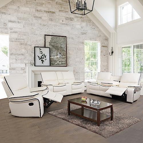 Transforming Our Living Space: Review of the Creamy White Recliner Set