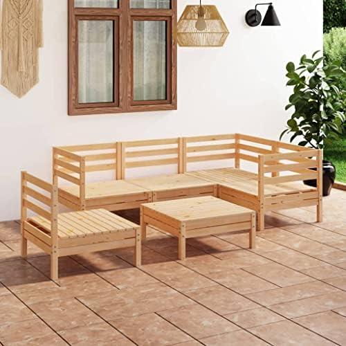 Transforming Our Patio with a 6-Piece Pinewood Lounge Set