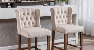 Elevate Our Space: Review of i-POOK Velvet Bar Stools