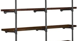 Transform Your Space: Our Review of HITOMEN Iron Pipe Shelves