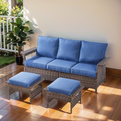 Creating Our Perfect Outdoor Oasis: A Review of the Wicker Sofa Set