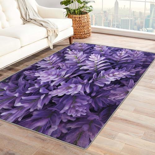 Transforming Our Space: The Allure of a Lavender Floral Rug