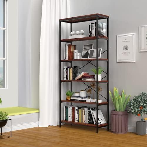 Discovering the Charm of Our 6 Tier Industrial Bookshelf