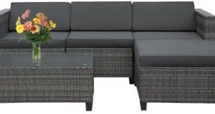 Transform Our Outdoor Space with the 5-Piece Rattan Set