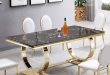 Elevate Dining: Our Review of the 70″ Black Marble Table