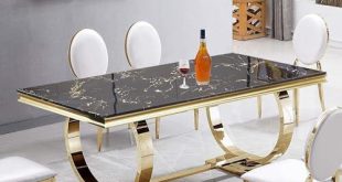 Elevate Dining: Our Review of the 70″ Black Marble Table