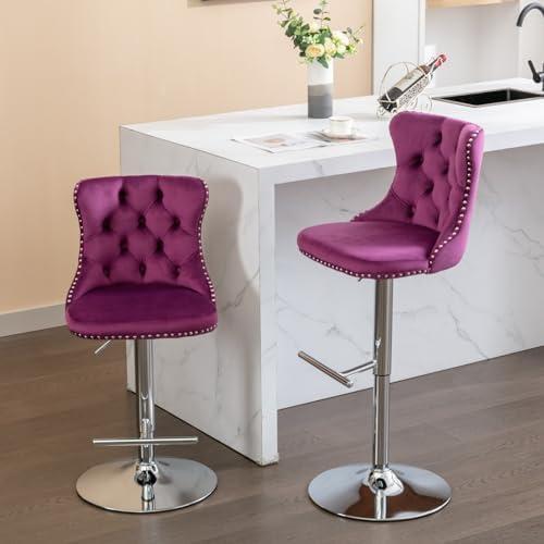 Elevate Our Space: A Review of Velvet Swivel Bar Stools