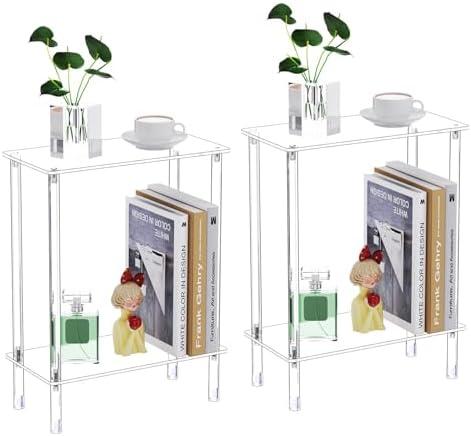 Maximizing Style: Our Take on the Clear Acrylic Side Tables