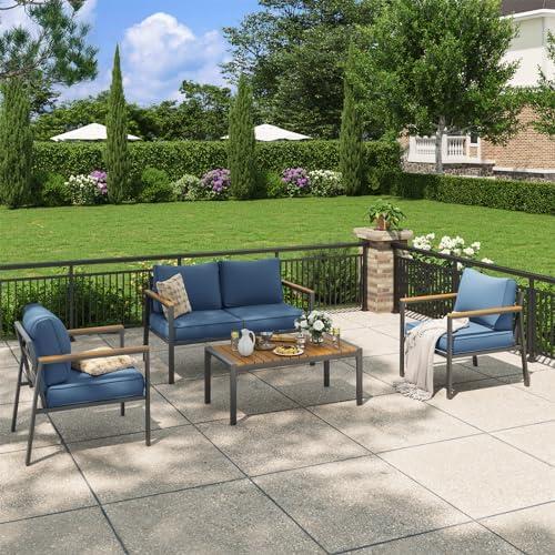 Elevate Our Outdoor Space: A Review of Amopatio’s Patio Set