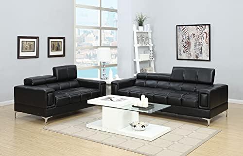 Elevate Our Living Space: Review of the Chic Faux Leather Sofa Set