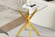 Elevate Our Space: Reviewing the Goujxcy Glass End Table