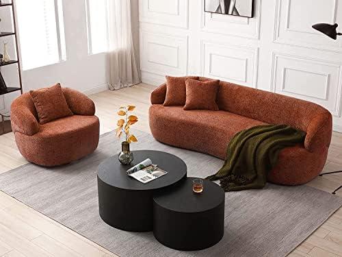 Discovering Comfort: Our Review of the JUSTONE Curved Sofa Set