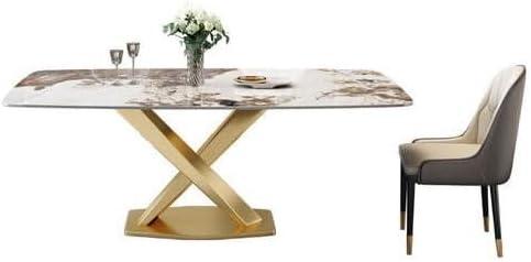 Elevate Our Dining Experiences with the Luxe Marble-Effect Table