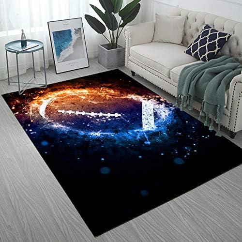 Transform Our Space: The Versatile Football Print Area Rug