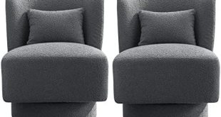 Why We Love Our Modern Boucle Accent Swivel Chairs: A Review