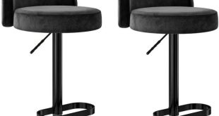 Elevate Our Space: Review of Velvet Swivel Barstools Set