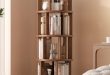 Spinning into Style: Our Take on the Walnut Rotating Bookshelf