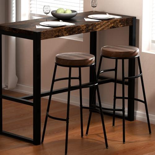 Stylish Comfort: Our Review of Rustic Brown Bar Stools