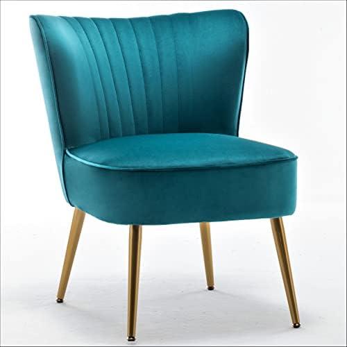 Elevate Our Space with the Stylish Greynish Blue Accent Chair