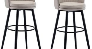 Elevate Our Space: Review of Stylish Swivel Barstools Set