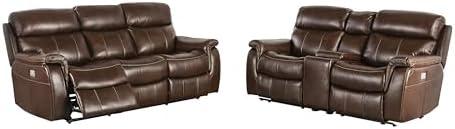 Embrace Leisure: Our Take on the Corrals Leather Power Sofa Set