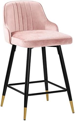 Stylish Comfort: Our Review of Bekrvio's Velvet Bar Stools