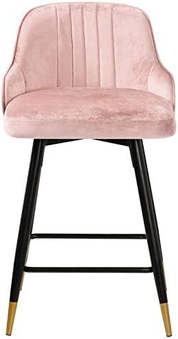 Stylish Comfort: Our Review of Bekrvio's Velvet Bar Stools