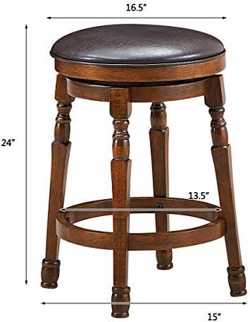 Discover Comfort: Our Review of COSTWAY's Swivel Bar Stools