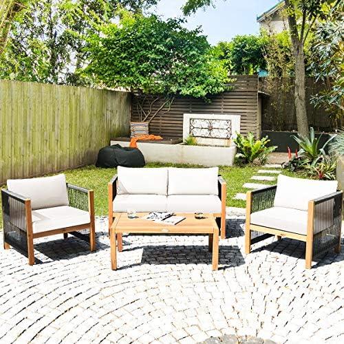 Discovering ⁤Comfort: Our Review of Tangkula's Elegant Outdoor⁣ Furniture Set