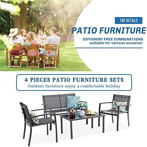 Elevate Our Outdoor Space: A Review of Vongrasig's Patio Set